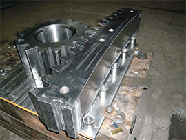 Large module girth gears